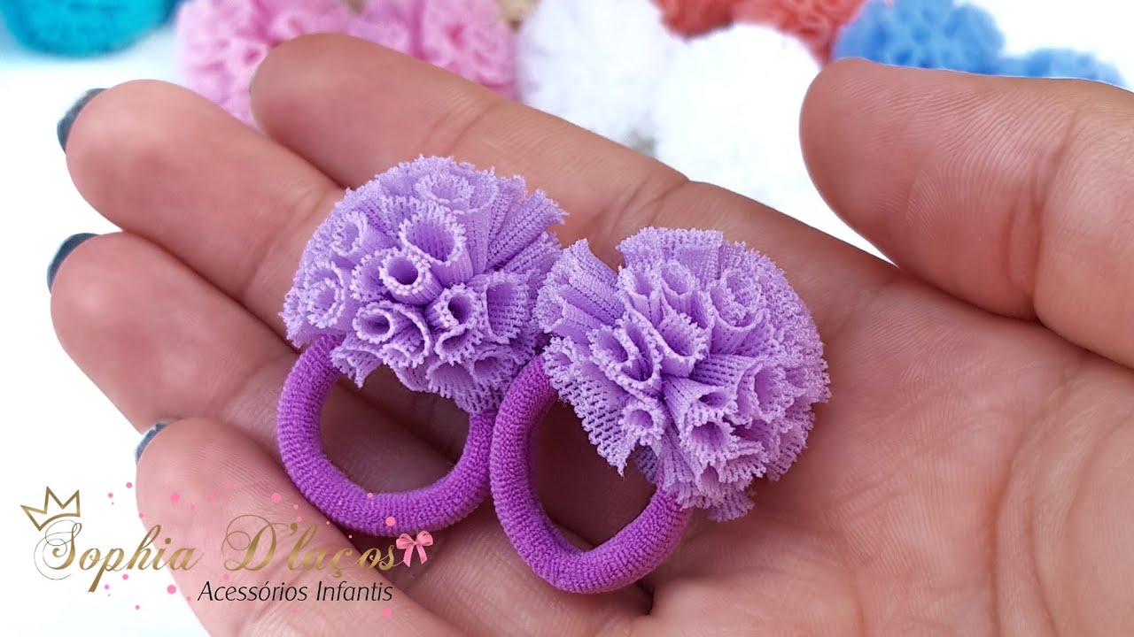 POMPOM NA XUXINHA/ DIY Ribbon bow / Sophia D'Laços