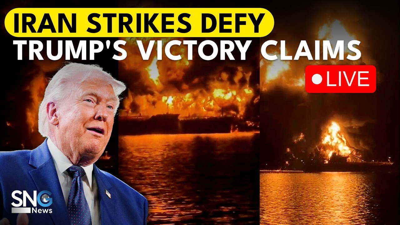 Tehran tanker strike shakes oil, Minab tragedy raises blame, Trump prayer meme goes viral