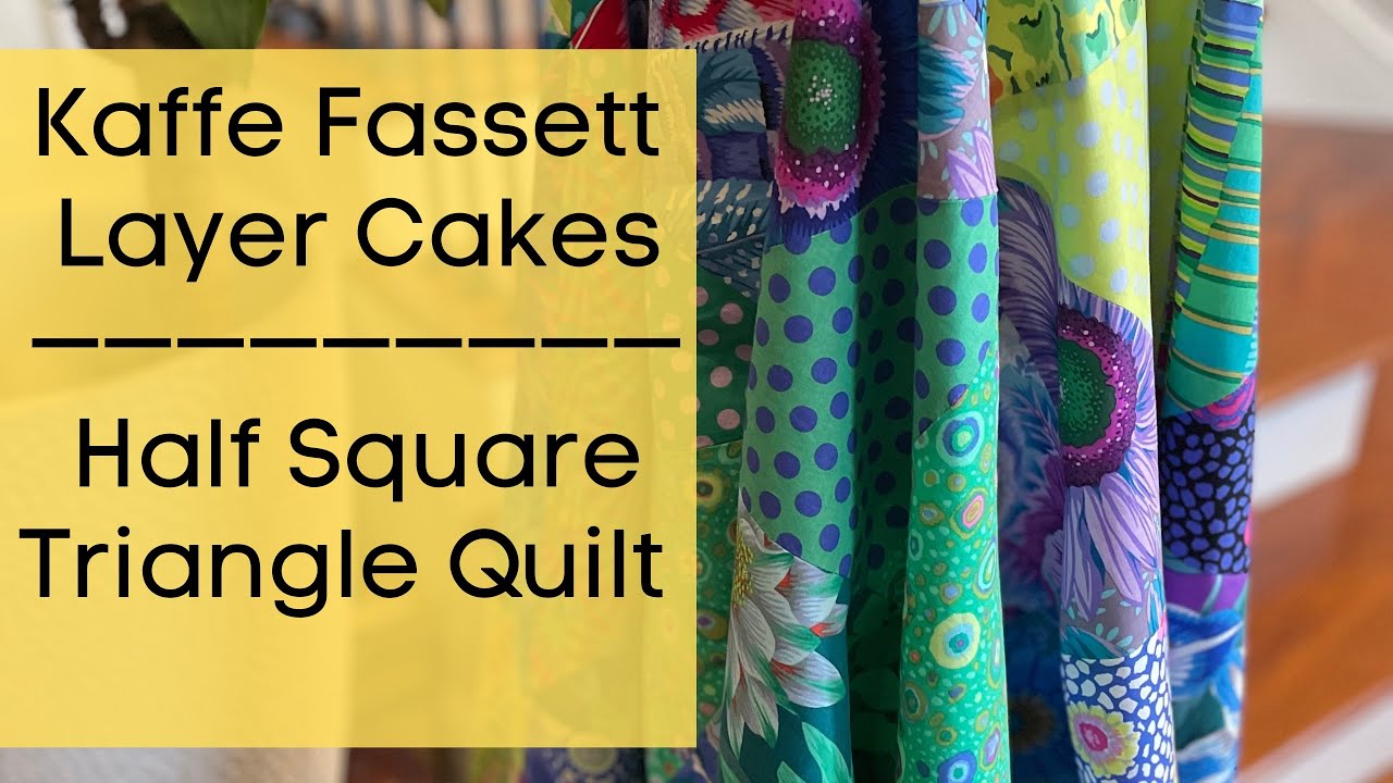 Kaffe Fassett Layer Cake Quilt Top - Quick & Easy Patchwork Quilt Idea - Project Inspiration