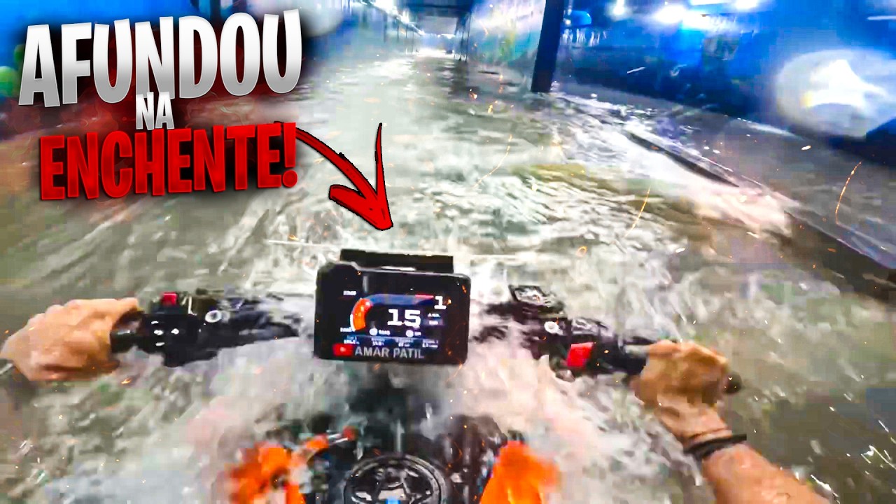 Motociclistas Vida Loka 114 - ENFRENTOU A ENCHENTE E SE DEU MAL!