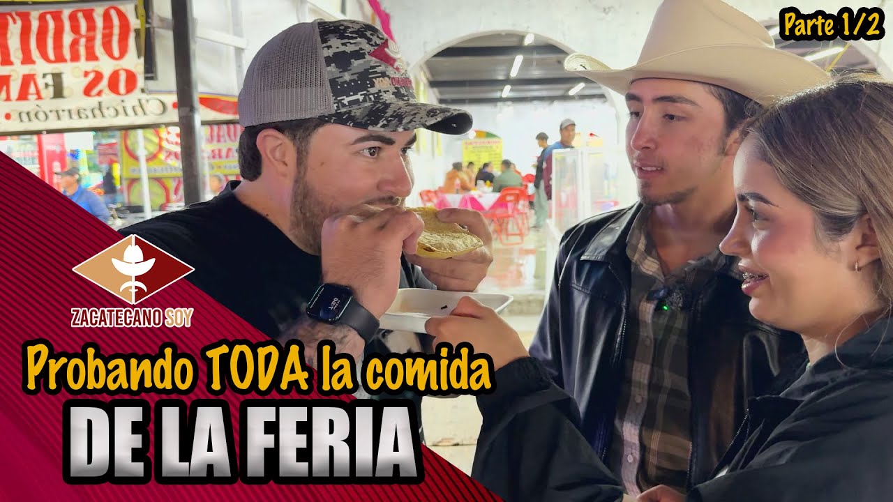 TODA LA COMIDA que encuentras en la feria