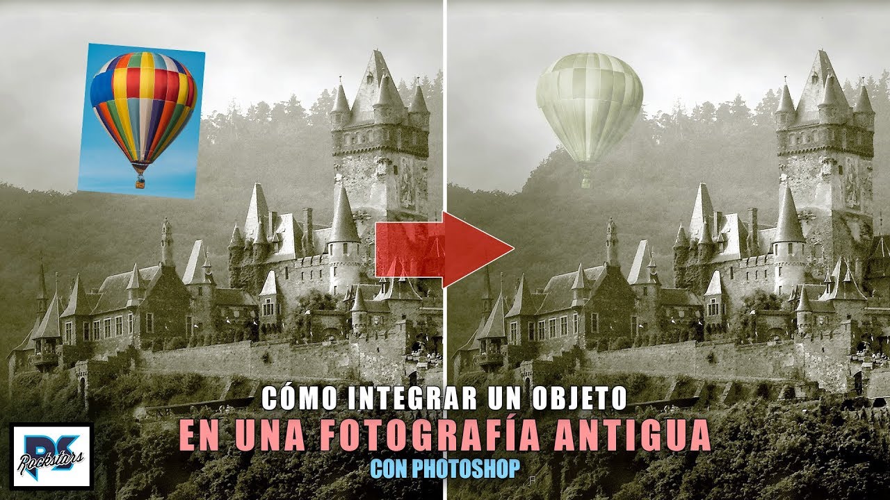 Integrar un objeto en una fotografía antigua con Photoshop