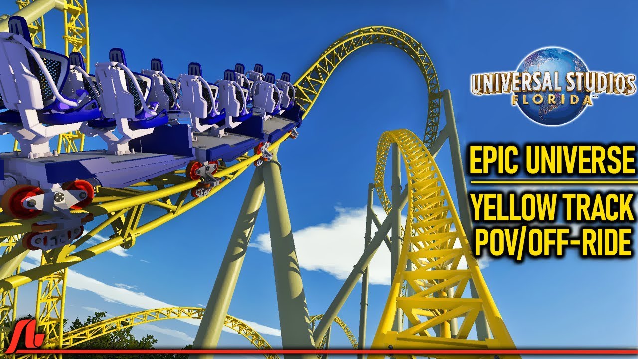 EPIC UNIVERSE New Racing Coaster POV / Off-Ride, Left Track