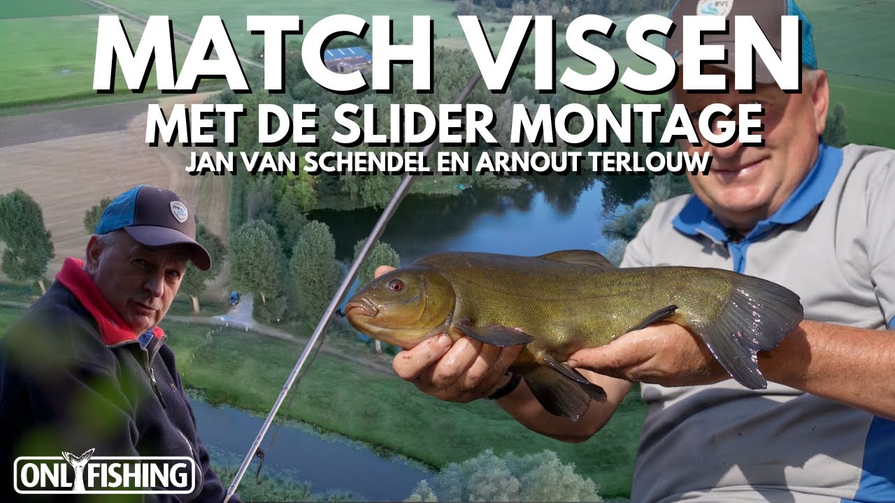 Match vissen met de slider montage - Jan van Schendel