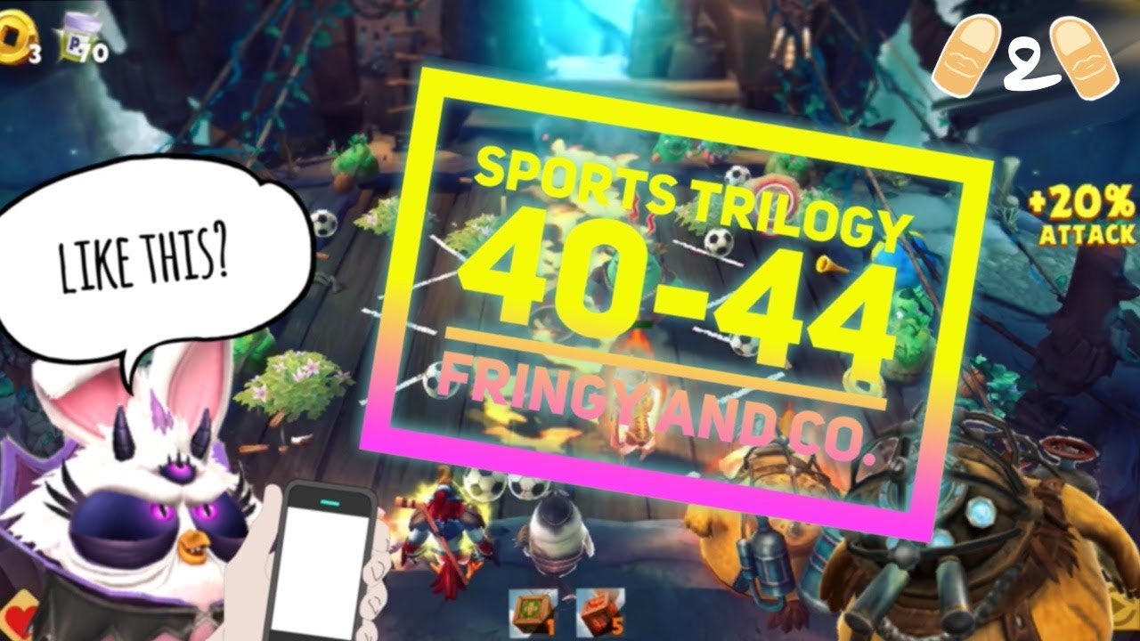 Angry Birds Evolution Level 40-44 Sports Trilogy Event Gameplay July 2018