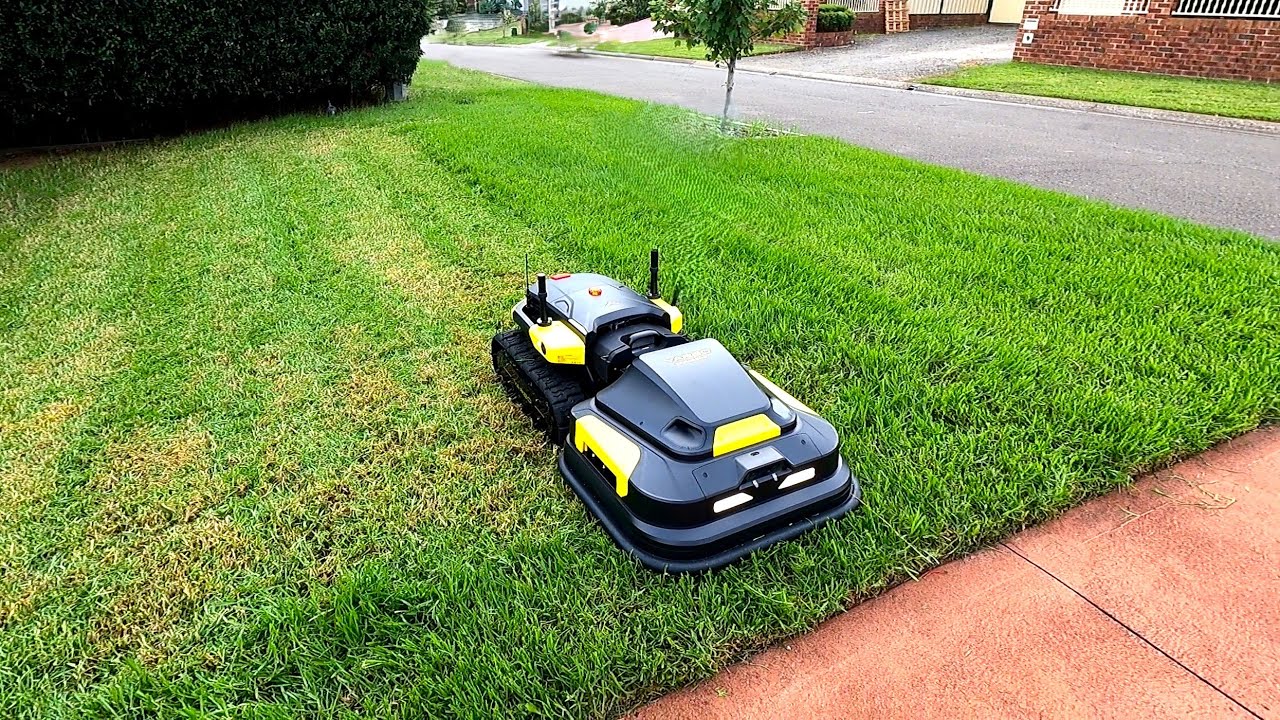 Man vs. Machine! 🤖 Fully Autonomous YARBO Lawn Mower in Action!
