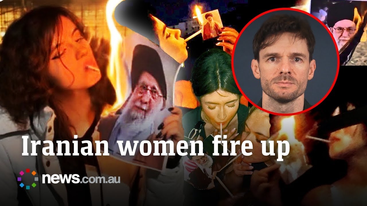 Iranian women burn Supreme Leader images in mass protests