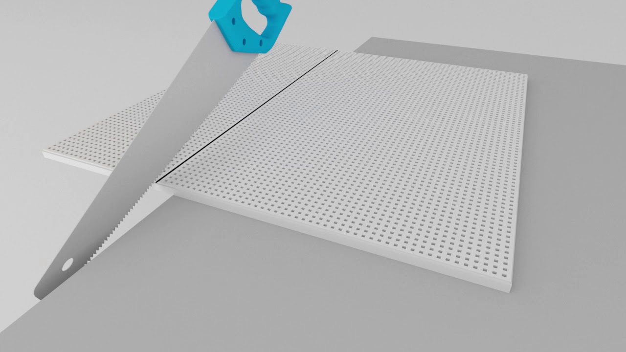 DANOloft&reg; by Knauf Danoline - Installation of pre-painted acoustic gypsum ceilings