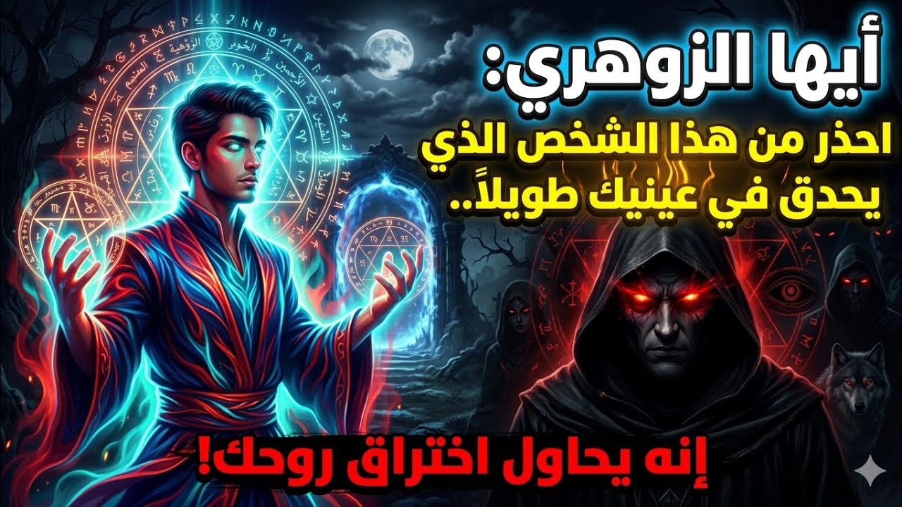 أيها الزوهري: احذر من هذا الشخص الذي يحدق في عينيك طويلاً.. إنه يحاول اختراق روحك!