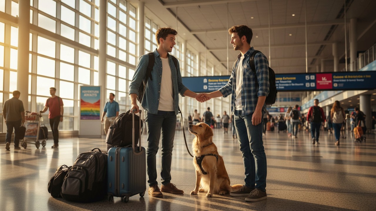 Abandoned at the Airport for Being Too Different — Rescue Dog's Secret Unlocks Gay Love Forever