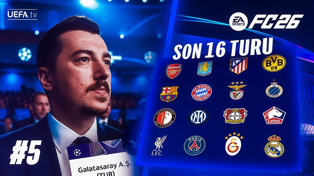 ŞAMPİYONLAR LİGİ RAKİBİMİZ BELLİ OLDU! - FC 26 GALATASARAY KARİYERİ #5