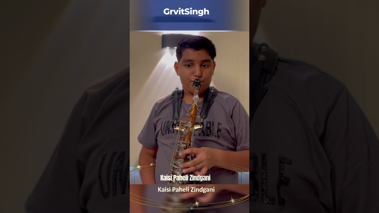 Saxophone Rendition of Kaisi Paheli Zindgani from Parineeta