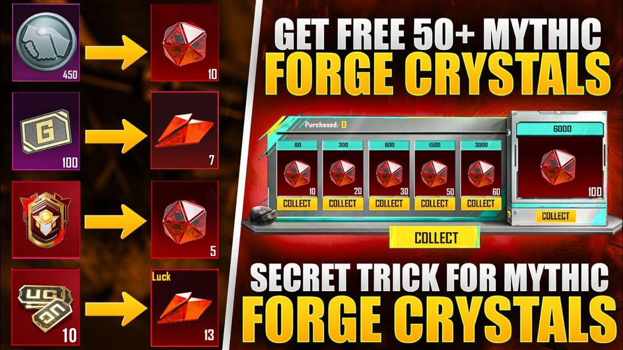 😱 Get Free 50+ Mythic Emblem Crystals | New Secret Trick To Get Free & Paid | PUBGM