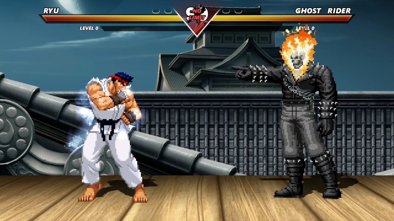 ICE POWER RYU vs GHOST RIDER - Highest Level Incredible Epic Fight!