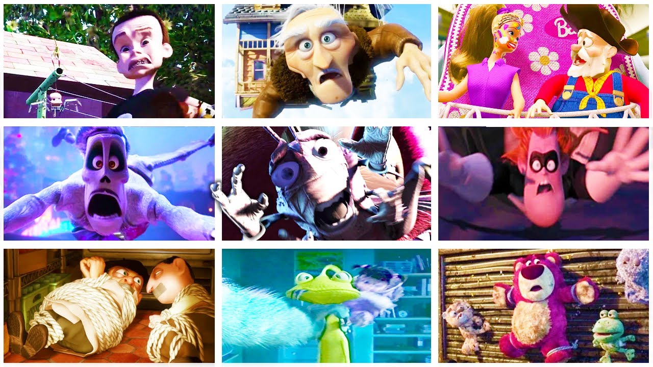 Поражения и смерти всех злодеев Pixar (1995-2025)