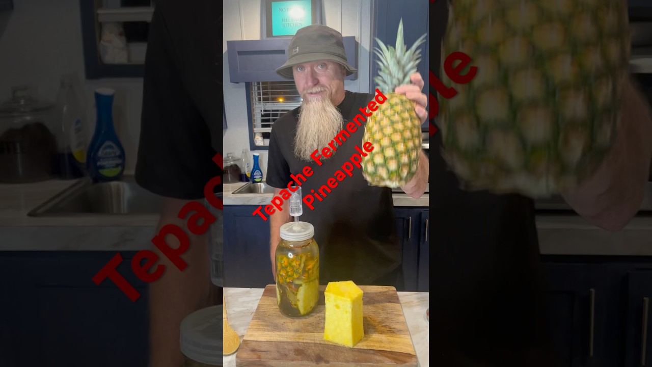 Tepache Fermented Pineapple #foryou #healthy #fypage #fypviral #fyp #foryou #foryoupage #shortvideo