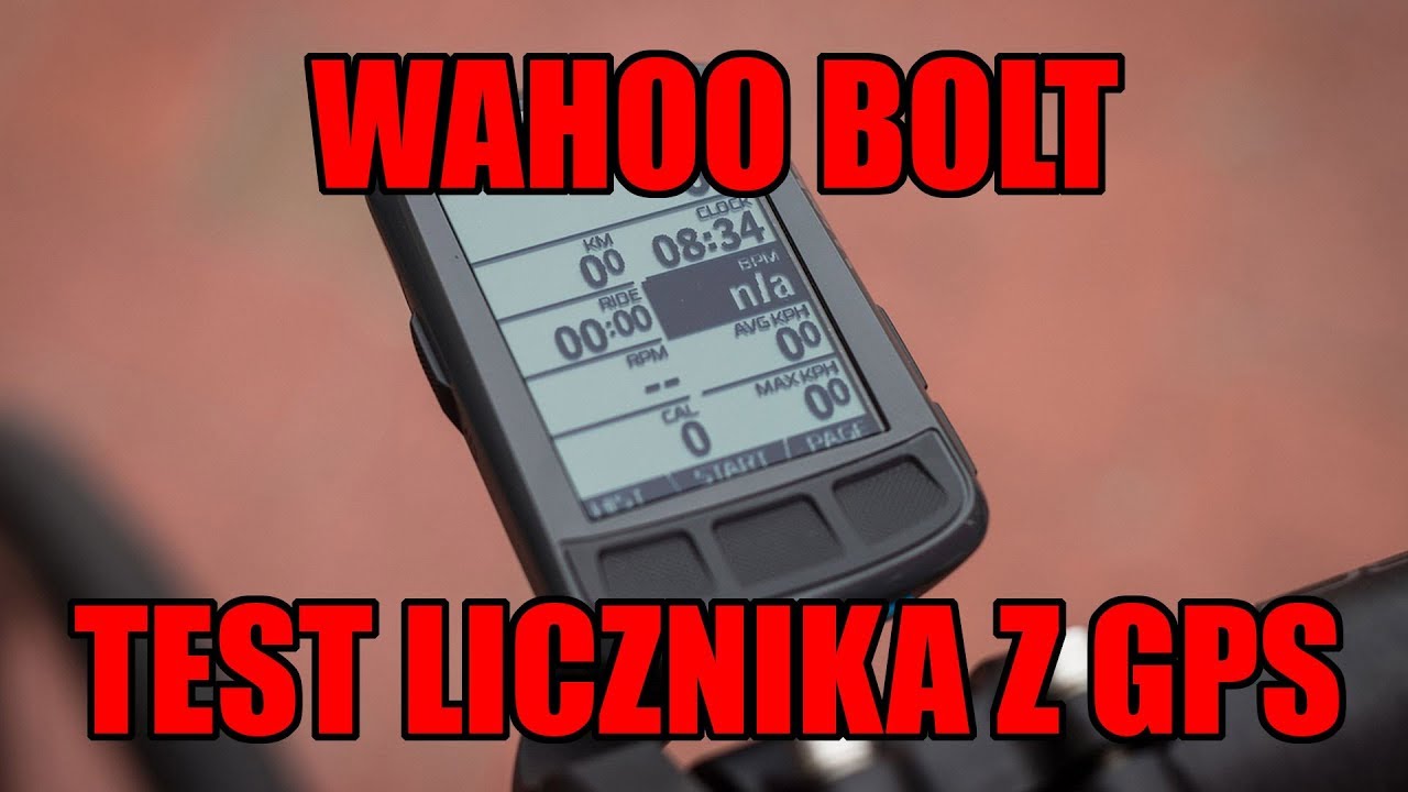Wahoo Elemnt Bolt - test licznika z GPS