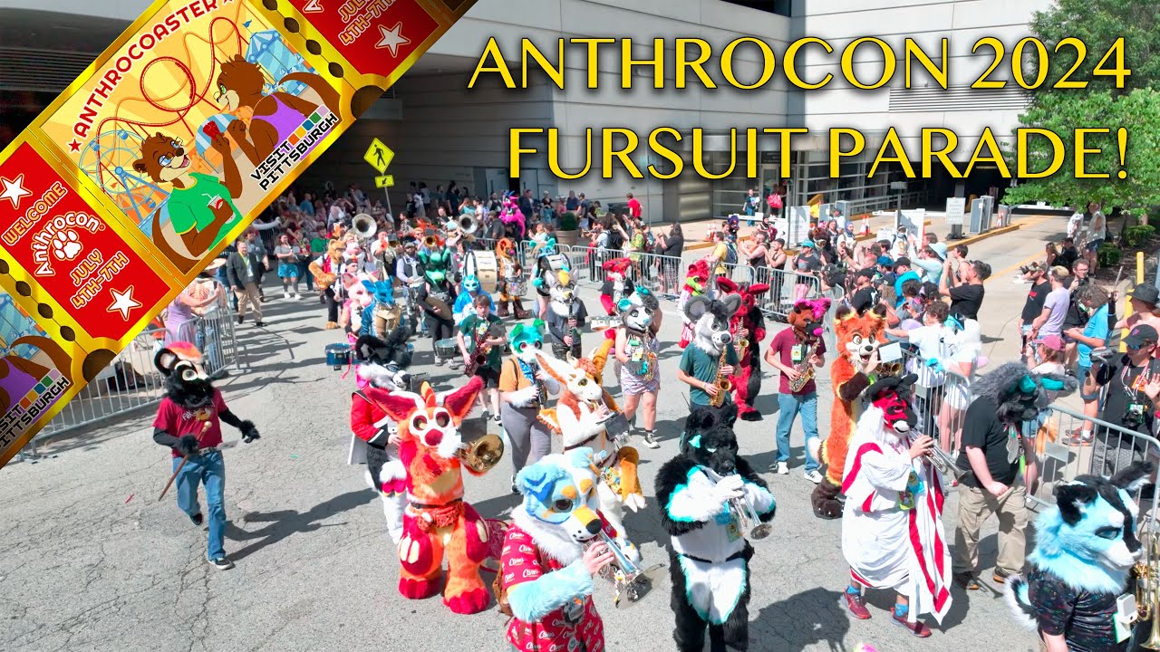 Largest Fursuit Parade in the World? 3371 fursuiters at Anthrocon 2024!