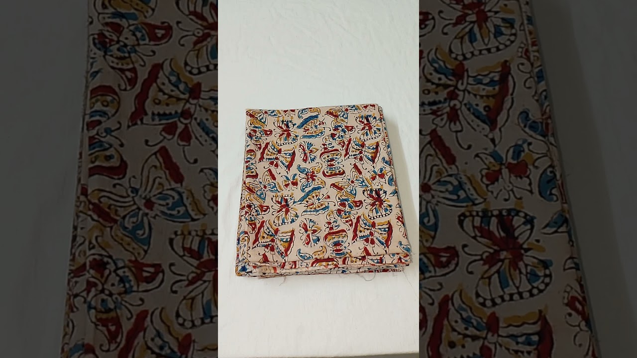 Kalamkari Cotton blouse pieces| Kalamkari Handblock Print blouse pieces #blouse #blousedesign