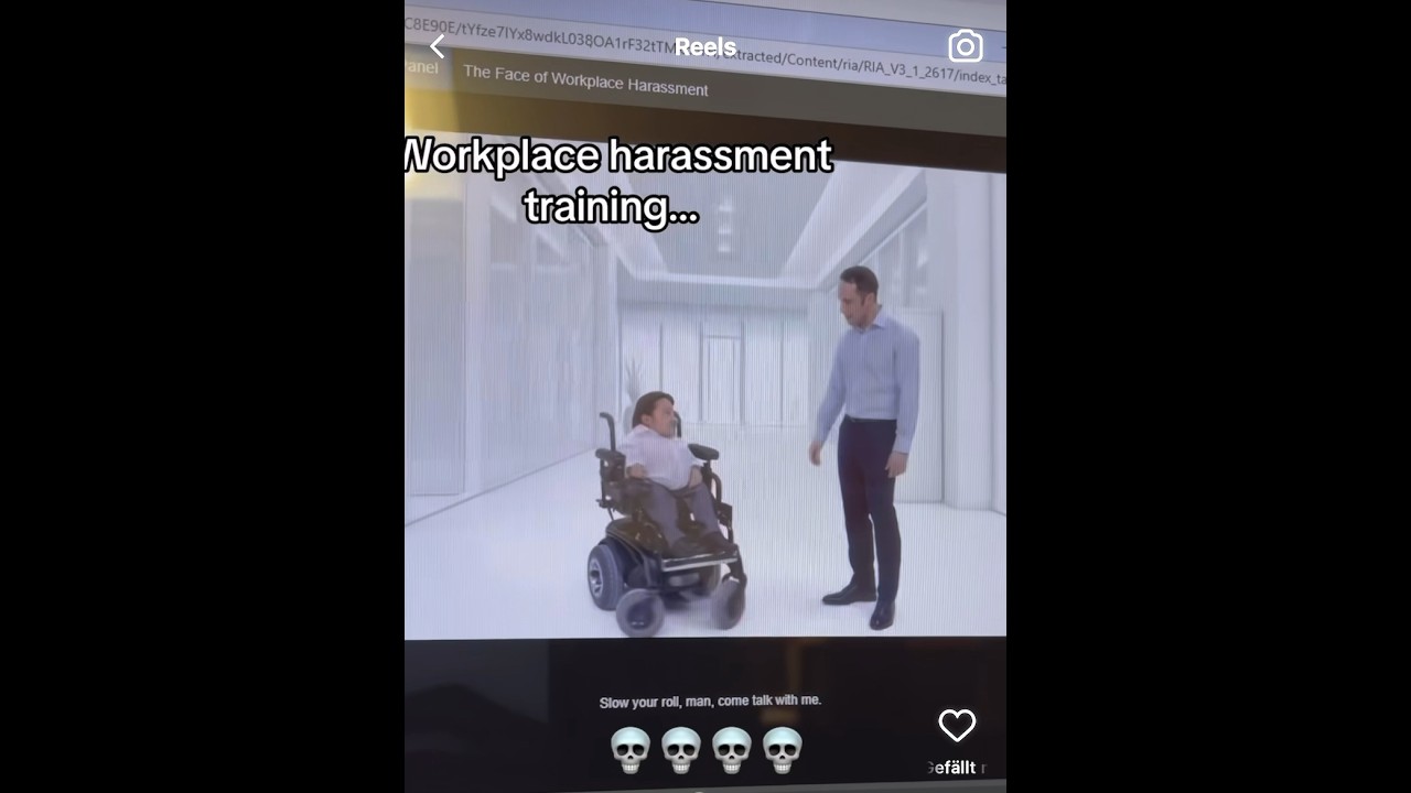 ЗАБАВНО! &laquo;Тренинг по предотвращению домогательств на рабочем месте&raquo; 😂