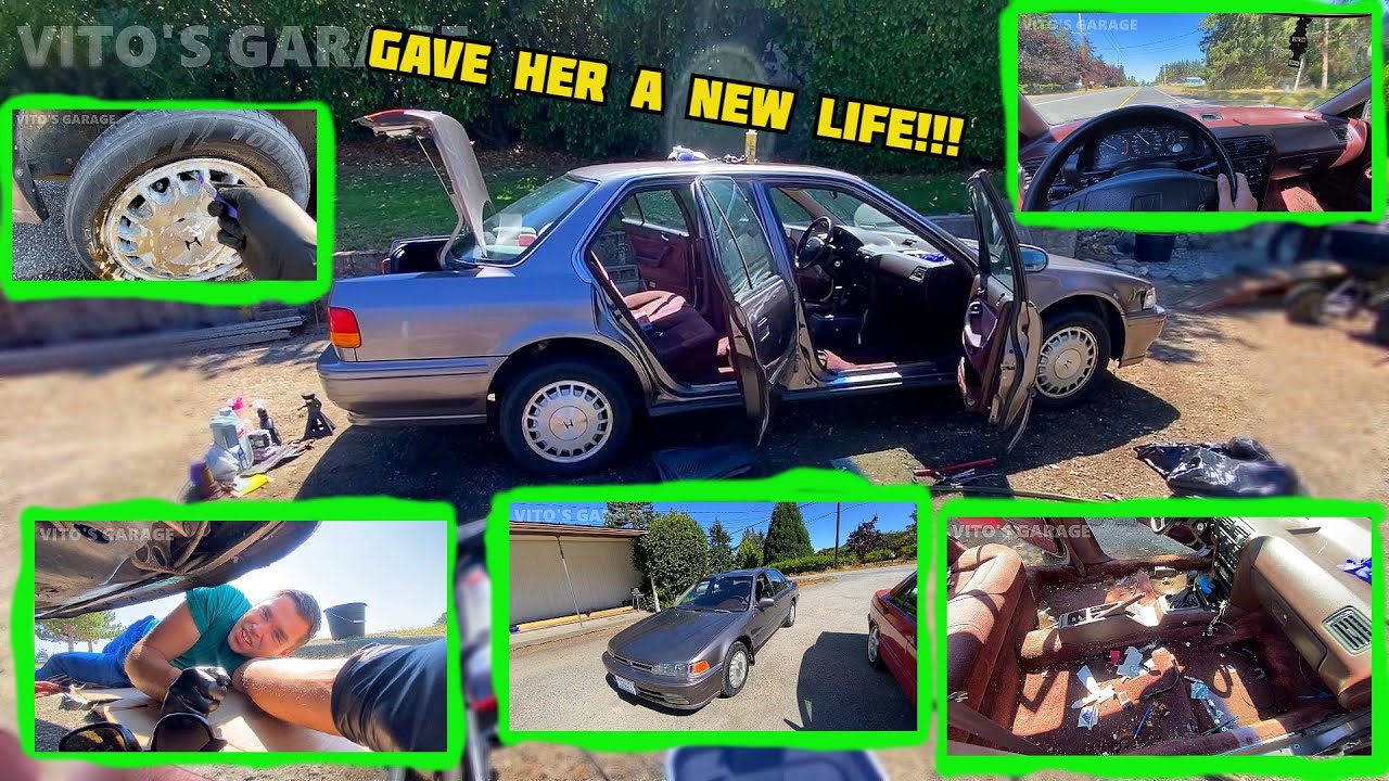 Neglected 5 Speed Manual 1992 Honda Accord: Buying, Fixing, Saving & Reselling!!!