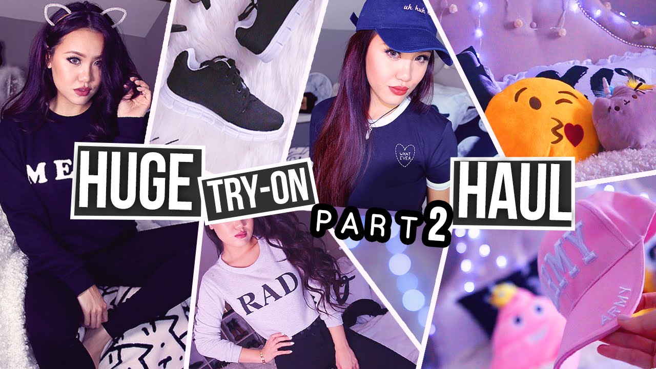 HUGE WINTER TRY-ON HAUL Pt 2 ‣ BRANDY, PINK + more! | lilisimply