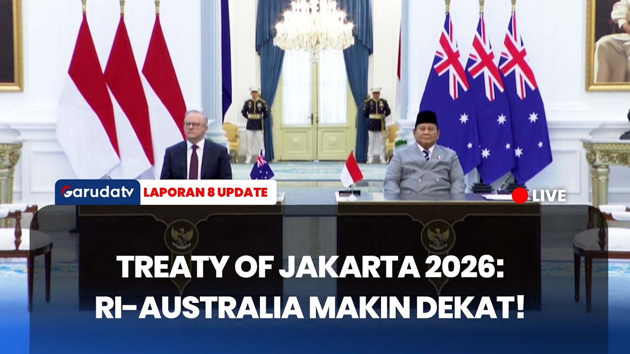 Presiden Prabowo & PM Albanese Teken 'Treaty of Jakarta 2026', RI-Australia Kian Solid!