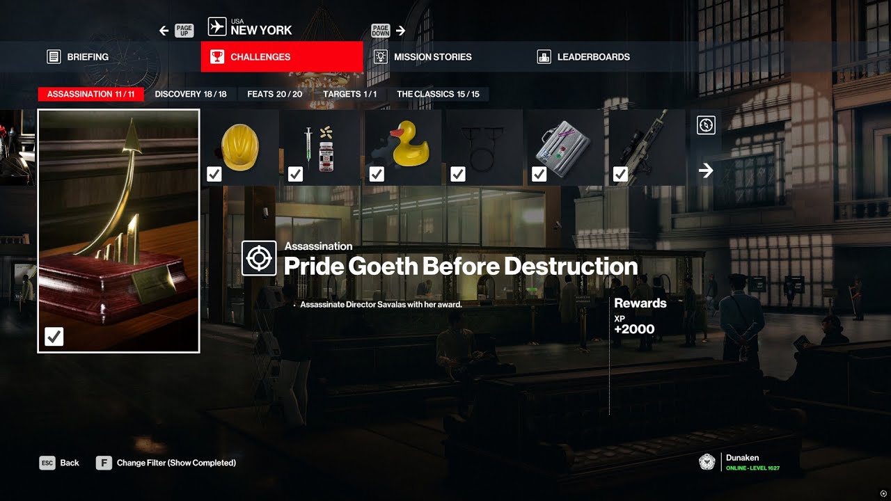 Pride Goeth Before Destruction - The Golden Handshake Silent Assassin Suit Only Hitman 3