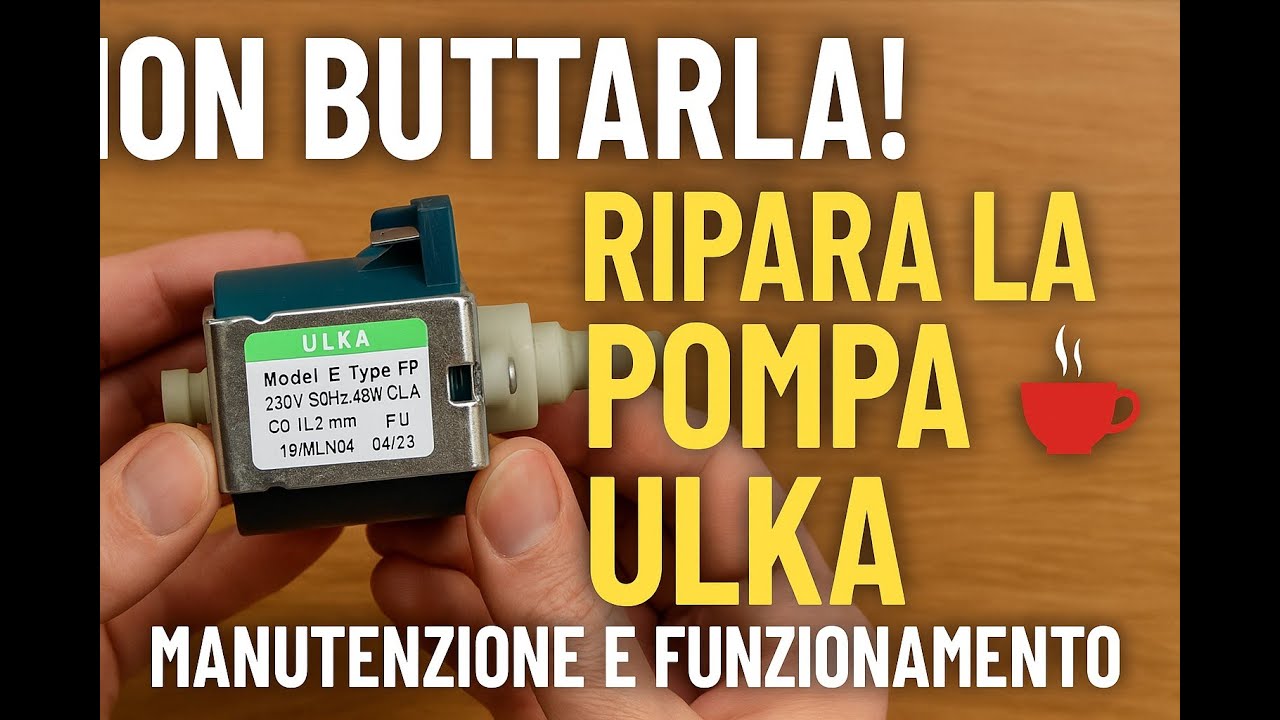 Pompe a vibrazione ULKA EP5 EN4 come funzionano come manutenerle e riparale