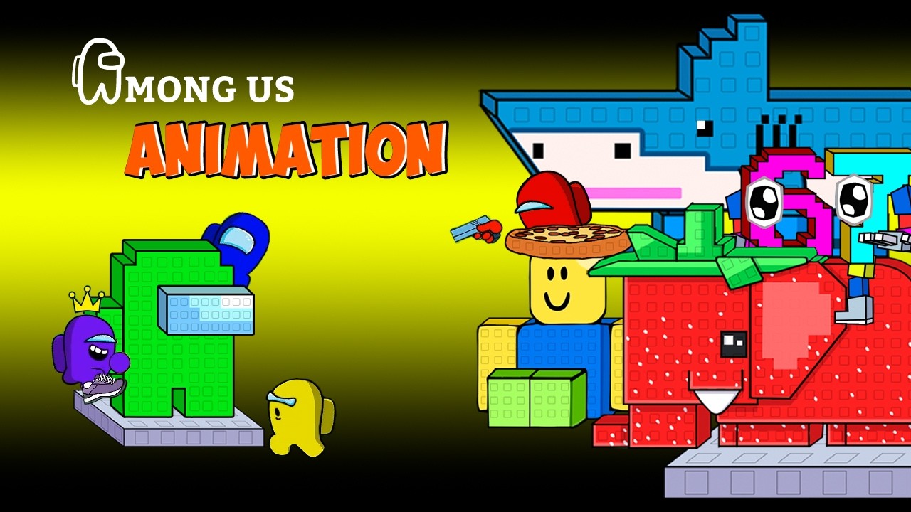 [어몽어스 Among Us]  Escape Tsunami For Brainrot Roblox - AMONG US FUNNY ANIMATION