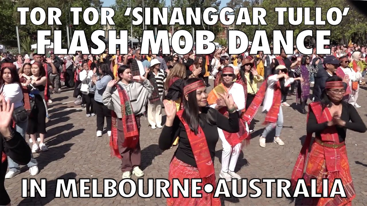 TOR TOR 'SINANGGAR TULLO' FLASH MOB DANCE IN MELBOURNE, AUSTRALIA