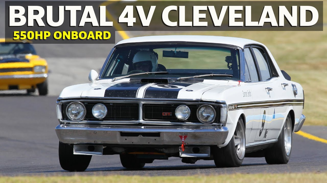 Aussie Muscle Unleashed: Wild 351 4V Cleveland GTHO Falcon  | Onboard Historic Racing Mayhem