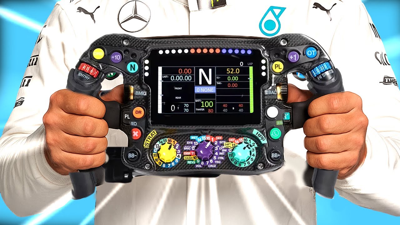 Команда Mercedes F1 просто покорила рынок гоночных рулей премиум-класса 💀