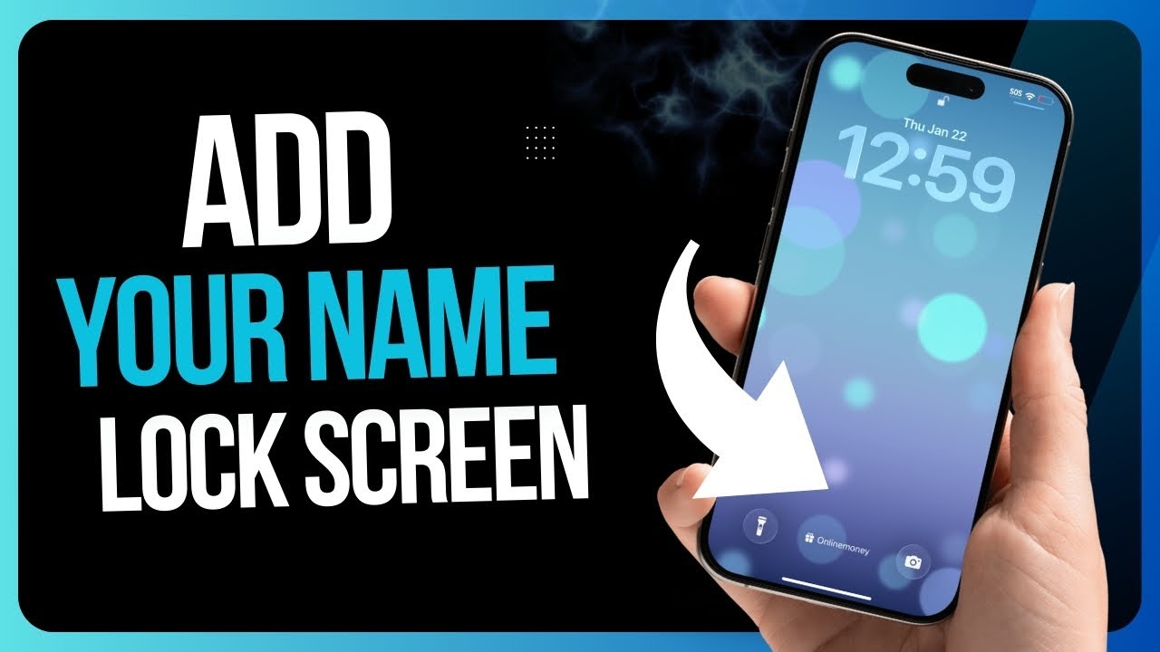 How to Add your Name on your iPhone Lock Screen! (2026 Guide)