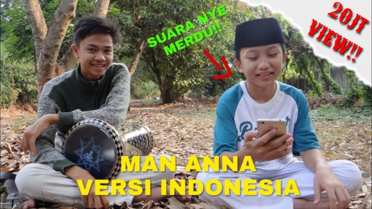MASYAALLAH 20JT VIEW || MAN ANNA VERSI INDONESIA MERDU - DARBUKA COVER