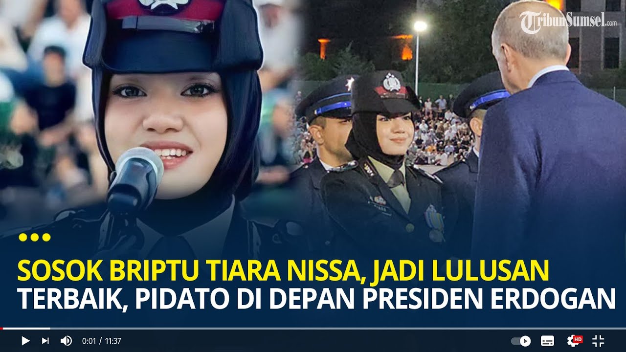 Sosok Briptu Tiara Nissa, Pidato di Depan Presiden Erdogan Jadi Lulusan Terbaik Akademi Polisi Turki