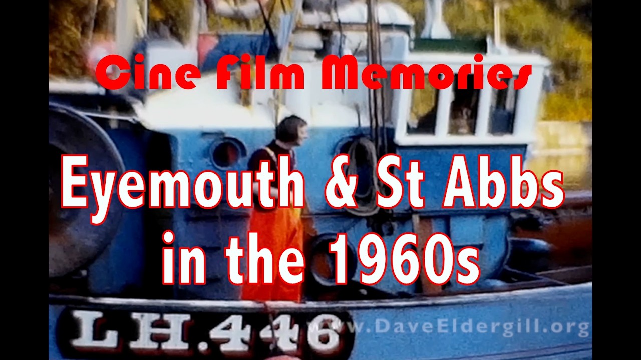 Eyemouth and St Abbs 1960's Vintage Home Movie Cine Film