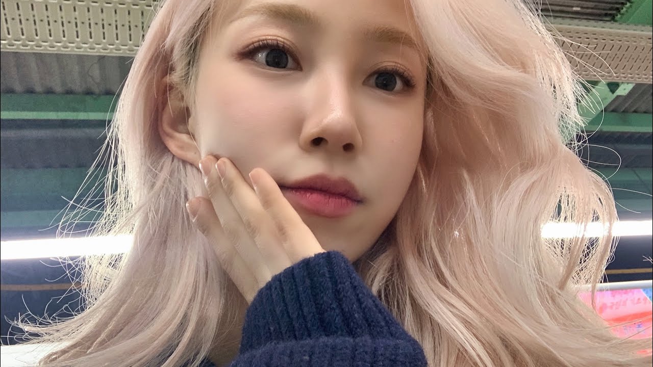 🌹로제 머리 해주세요🌹 | 탈색 브이로그 •걸스나잇🌛