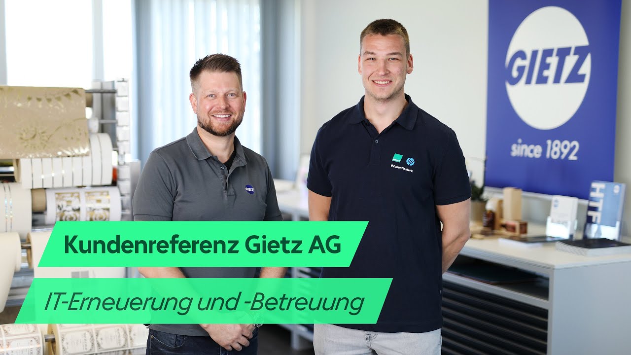 Kundenreferenz Gietz AG: IT-Erneuerung und -Betreuung auf höchstem Niveau
