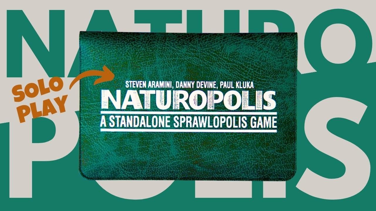 Naturopolis | How to Play & Solo Board Game Playthrough | Sprawlopolis but Nature!