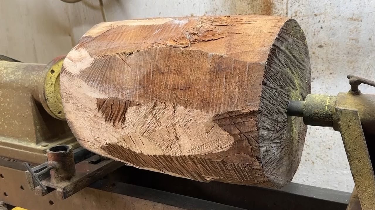 Horror Wood Rotation -  A Carpenter's Genius Ideas for a Rough Log