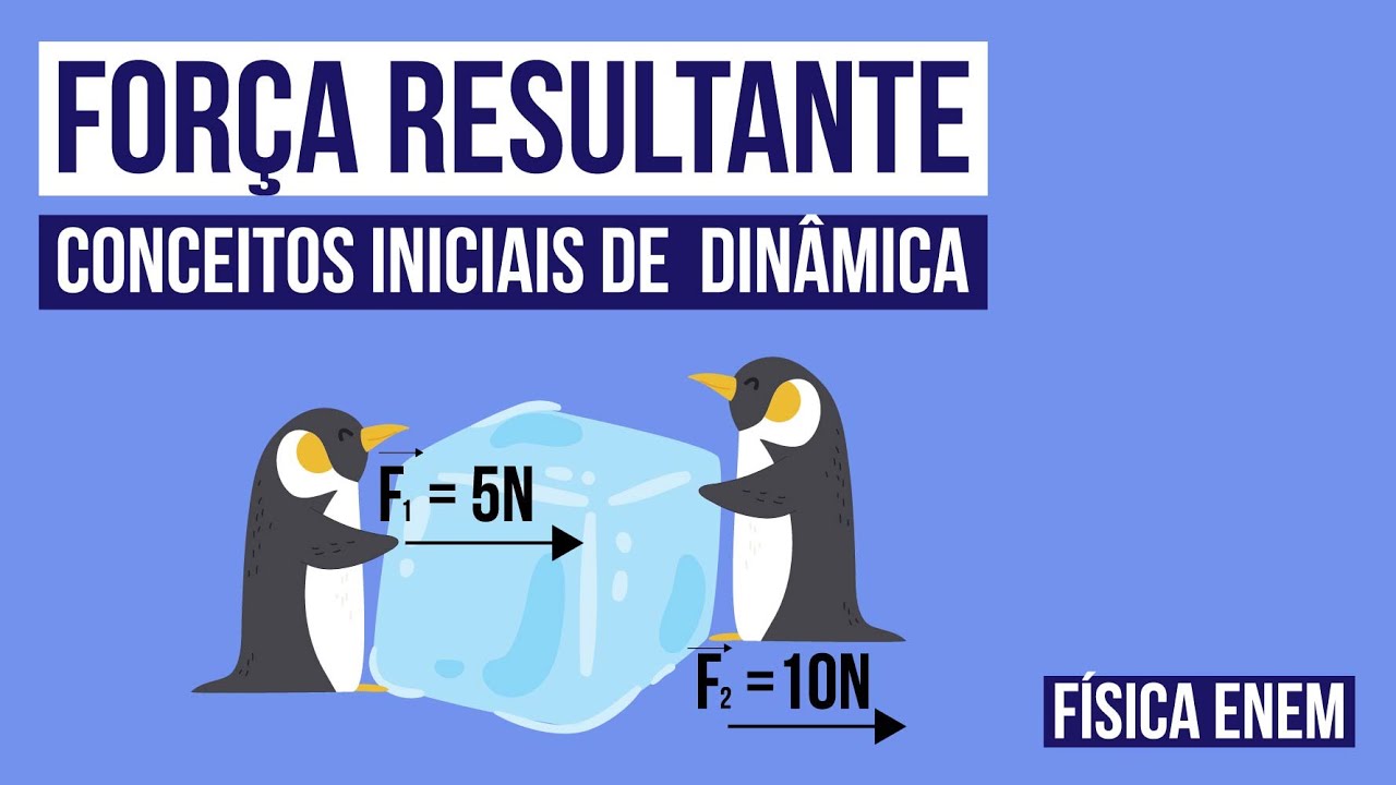 FOR&Ccedil;A RESULTANTE: conceitos iniciais de  Din&acirc;mica | Fundamentos de F&iacute;sica para o Enem | Flaversson