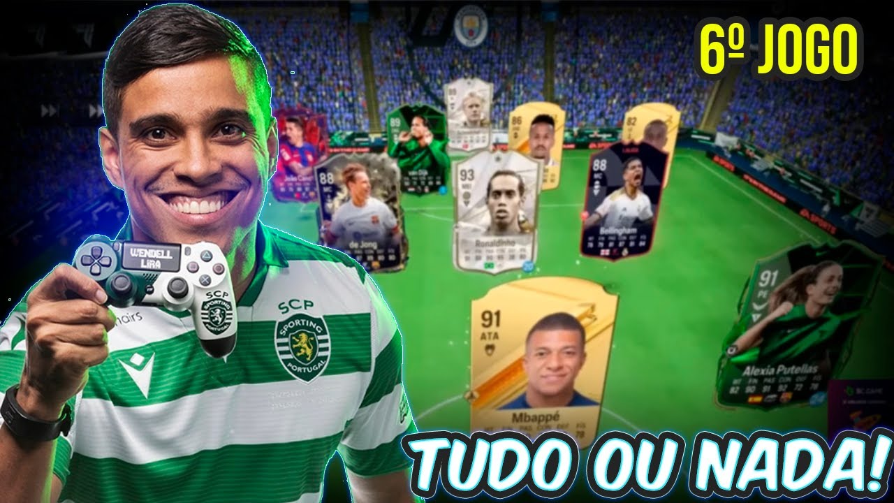 SEM TREINAR FIZEMOS BONITO NO QUALIFY! 6º GAME EA FC 24 | Wendell Lira