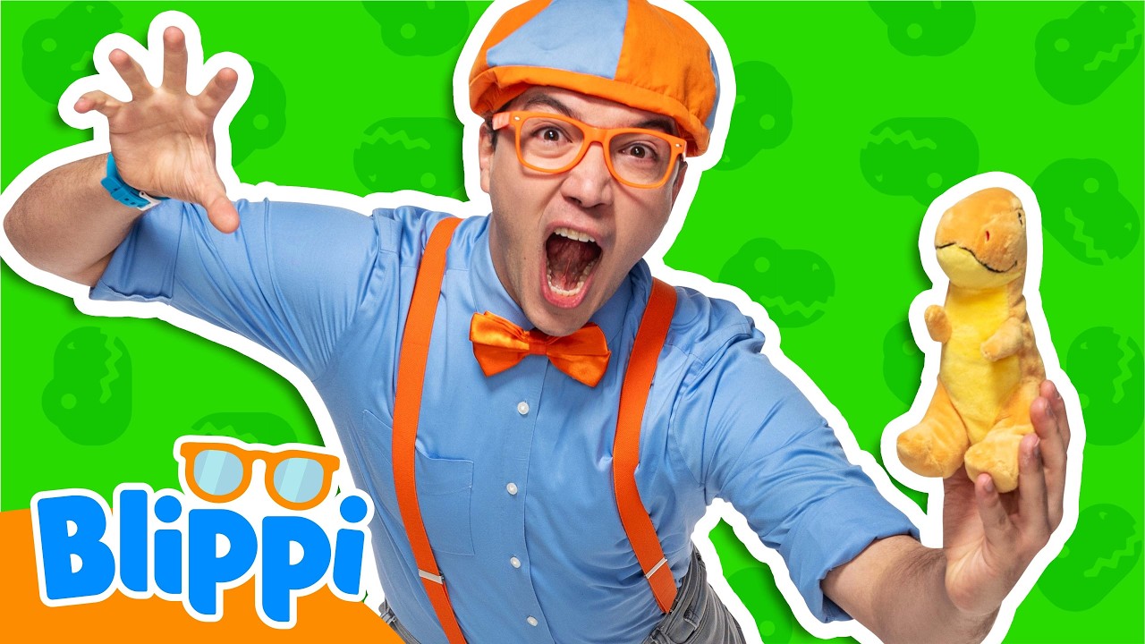 🔴Blippi and his best Dino Friends! 🦕 Non-Stop Dinosaur Shorts