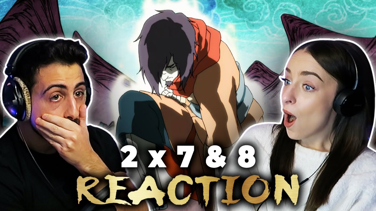 THE FIRST AVATAR! *THE LEGEND OF KORRA* 2x7-2x8 REACTION!
