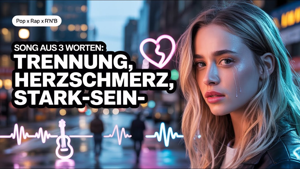 Du fehlst mir nicht💔 Lied über Loslassen & inneren Kampf: R’n’B × German Pop x Rap × Trap | KI Song