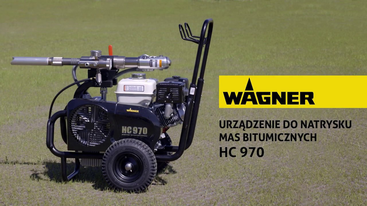 Agregat hydrodynamiczny do natrysku mas bitumicznych Wagner HeavyCoat 970G