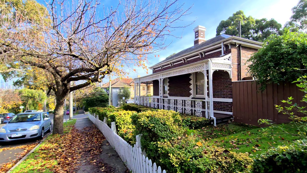 Hawthorn Suburb Walking Tour. Melbourne Australia 4K