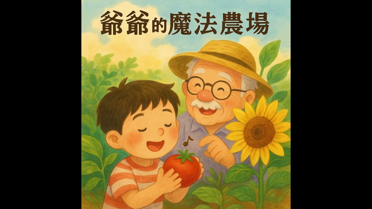 🌟 晚安故事時間｜📖 AI繪本上線《爺爺的魔法農場》｜探索植物生命，學習耐心、責任感與家人陪伴的溫暖 ✨