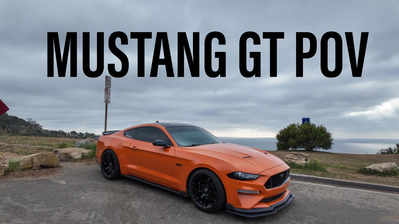 MUSTANG GT POV DRIVE - LOUD DEEP V8 SOUND